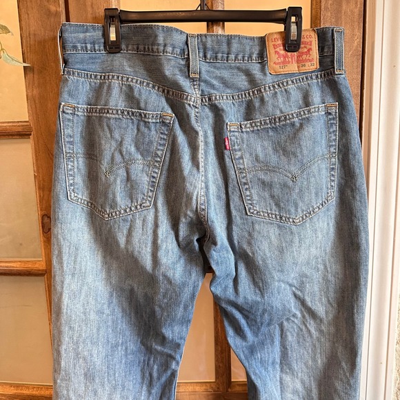 Levi's 527 Slim Bootcut Jeans Mens 36x31 (measured) Blue Medium Wash Denim - Picture 3 of 11